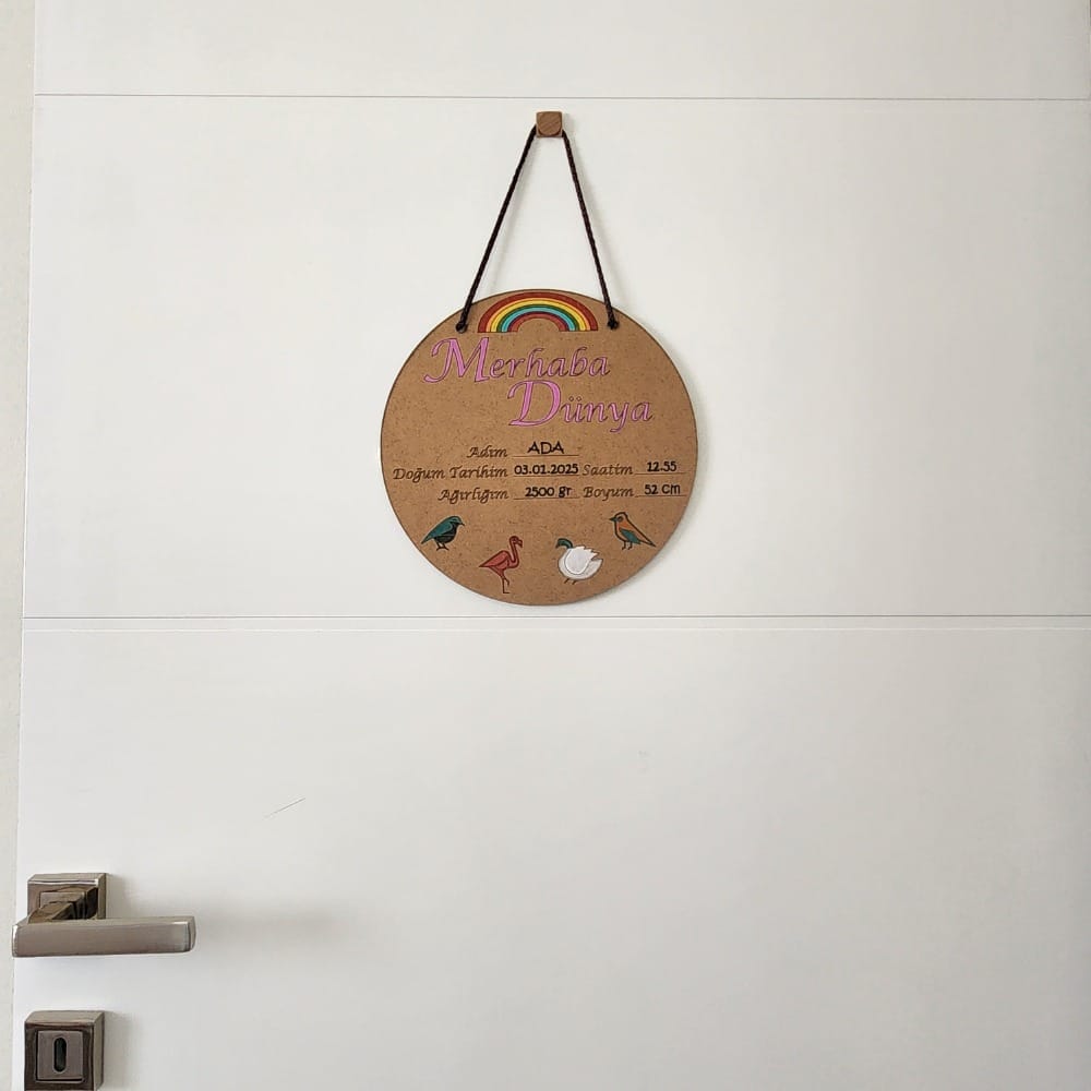 Bebek Kapı Süsü #sanaozel - Görsel 3