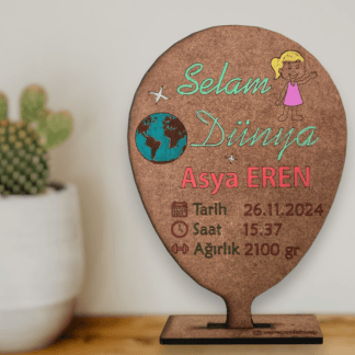 Selam Dünya Yeni Doğan Biblo #sanaozel