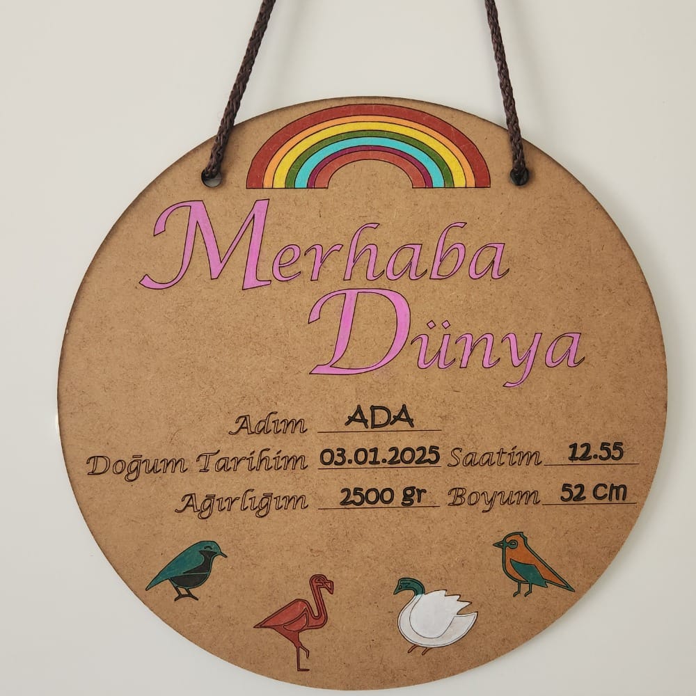 Bebek Kapı Süsü #sanaozel - Görsel 2