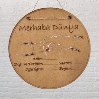 Anne - Bebek Hastane Bilekliği Kapı Süsü #sanaozel