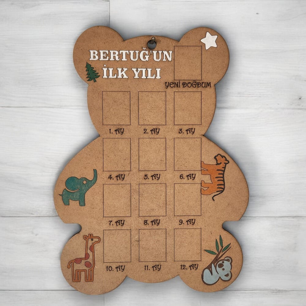 İlk Yılım Tablo - Ayıcık #sanaozel