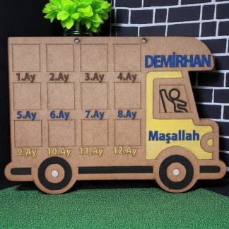 Kamyon Yeni Doğan Fotoğraf Tablosu #sanaozelahsap